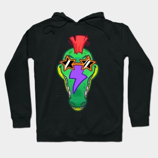 Montgomery Gator Face Sticker Hoodie